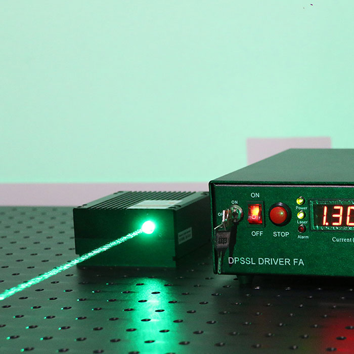 525nm 7W Verde Láser semiconductor CW/Modulación